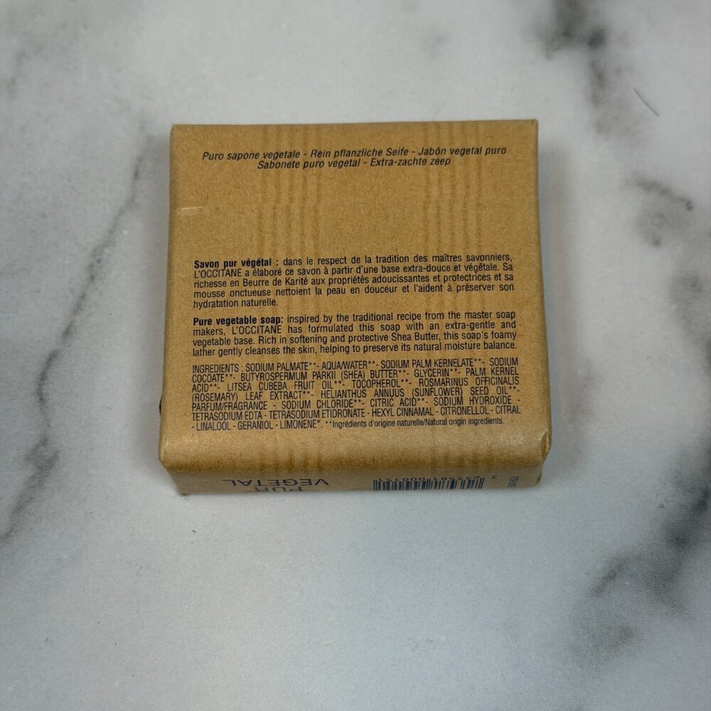 L’Occitane Verbena Shea Butter Extra Gentle Soap 100g Made in France - Picture 2 of 5
